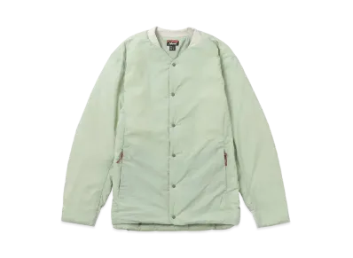 NANGA No Collar Soft Down Cardigan (Unisex) "Sage"
