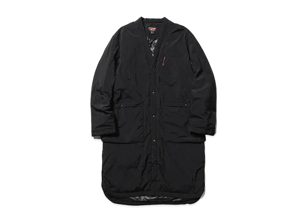 NANGA No Collar Soft Down Coat (Unisex) "Black"