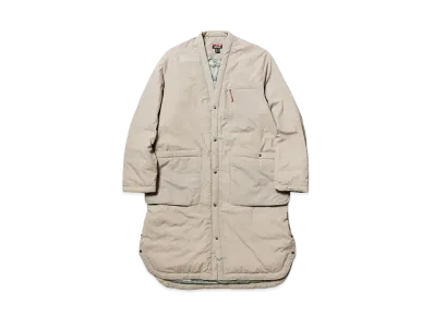 NANGA No Collar Soft Down Coat (Unisex) "Beige"