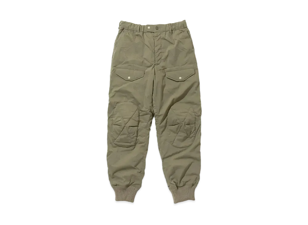 NANGA x ENGINEERED GARMENTS Air Borne Down Pants "Khaki"