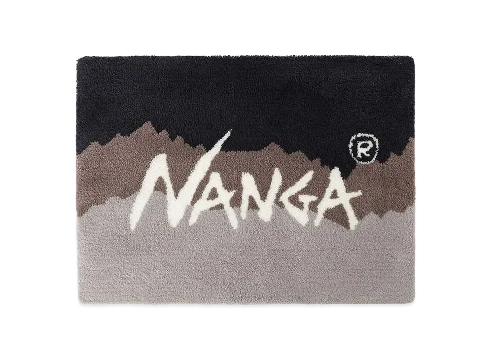 NANGA Ridgeline Gradation Rug "Black"