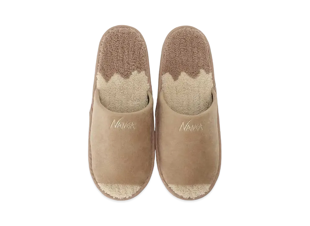 NANGA Ridgeline Gradation Room Shoes "Beige"