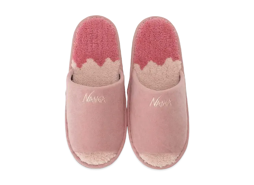 NANGA Ridgeline Gradation Room Shoes "Pink"