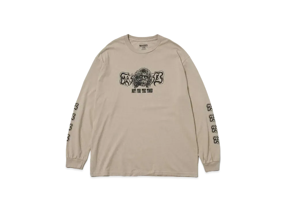 MASSES T-SHIRT L/S NFTT "SAND"