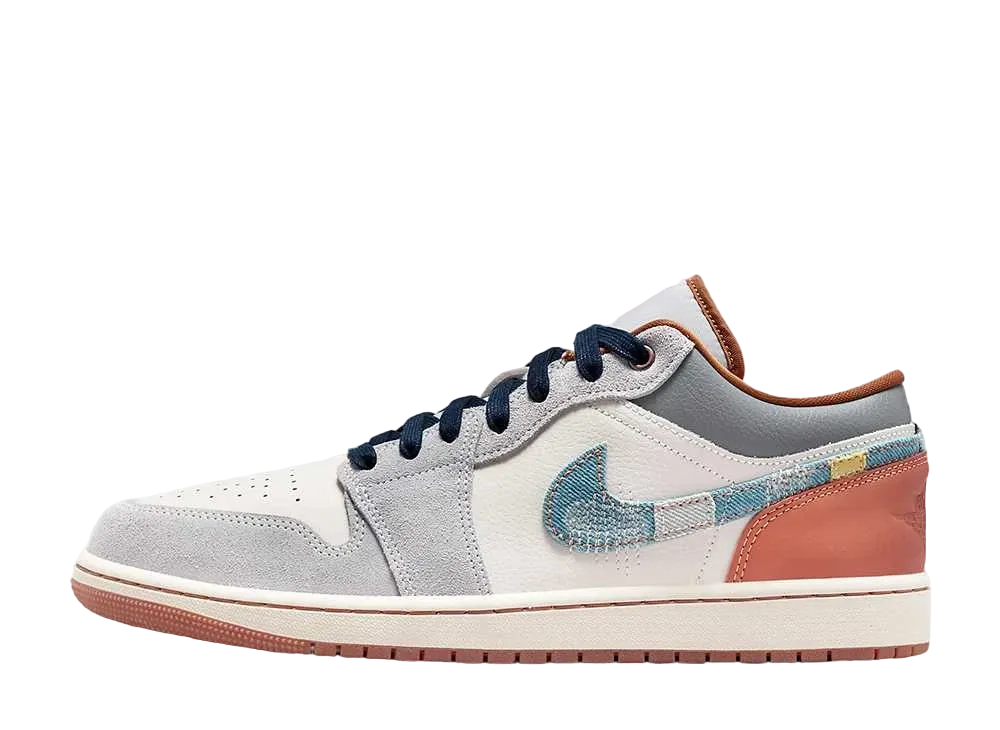 Nike Air Jordan 1 Low SE "Phantom/Coconut Milk/Amber Brown/Star Blue"