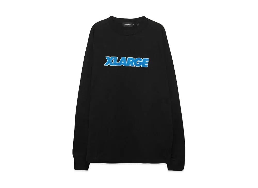 XLARGE STANDARD LOGO L/S TEE "BLACK"