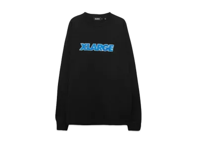 XLARGE STANDARD LOGO L/S TEE "BLACK"
