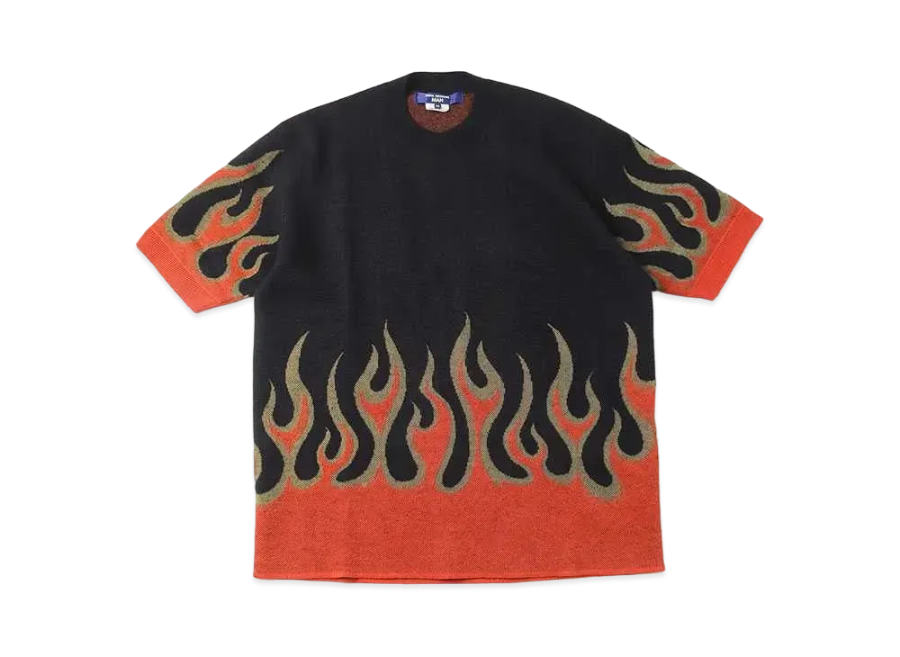 JUNYA WATANABE MAN Multi-Material Mix Jacquard "Black/Red"