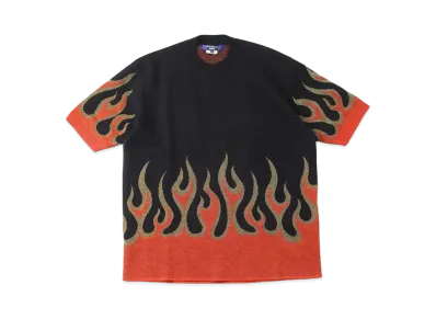 JUNYA WATANABE MAN Multi-Material Mix Jacquard "Black/Red"