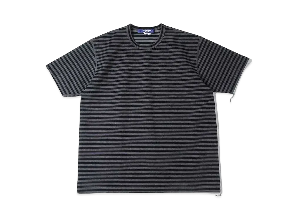 JUNYA WATANABE MAN Cotton Jersey Border "Black/Gray"