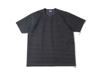 JUNYA WATANABE MAN Cotton Jersey Border "Black/Gray"