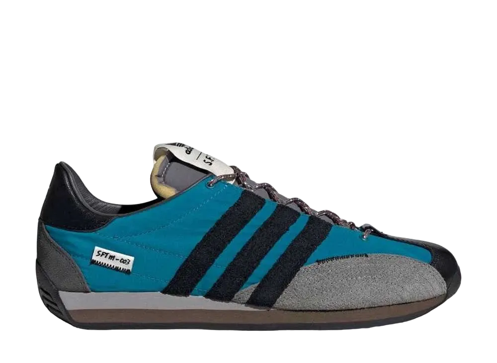 Song for the Mute × adidas Country OG Low Trainers "Active Teal/Core Black/Ash"