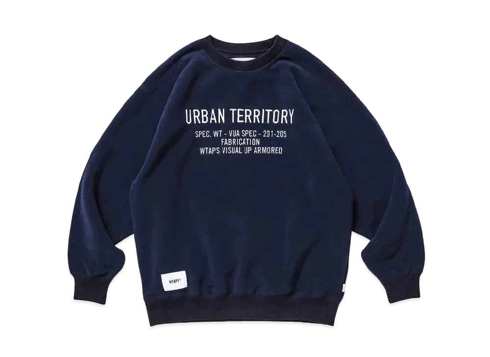 Wtaps 20AW Crucible / Crew Neck / Fleece "Navy"