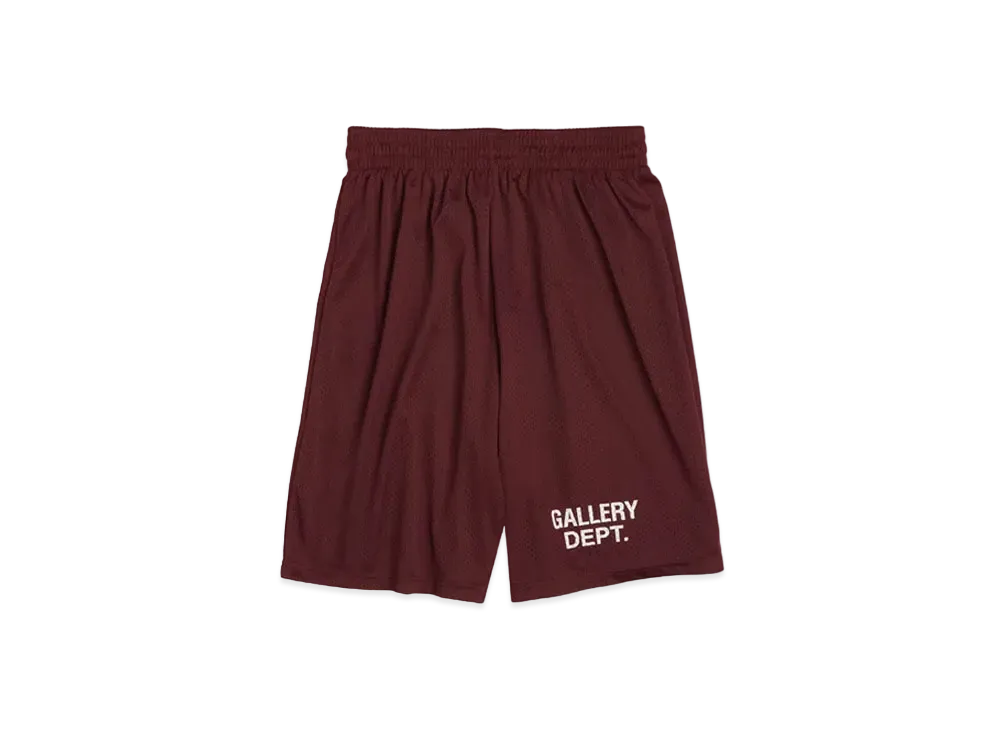 GALLERY DEPT. Studio Gym Shorts "Maroon"