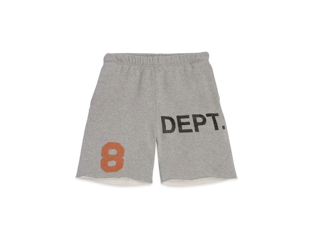 GALLERY DEPT. Dept Logo Sweat Shorts "Heather Grey"