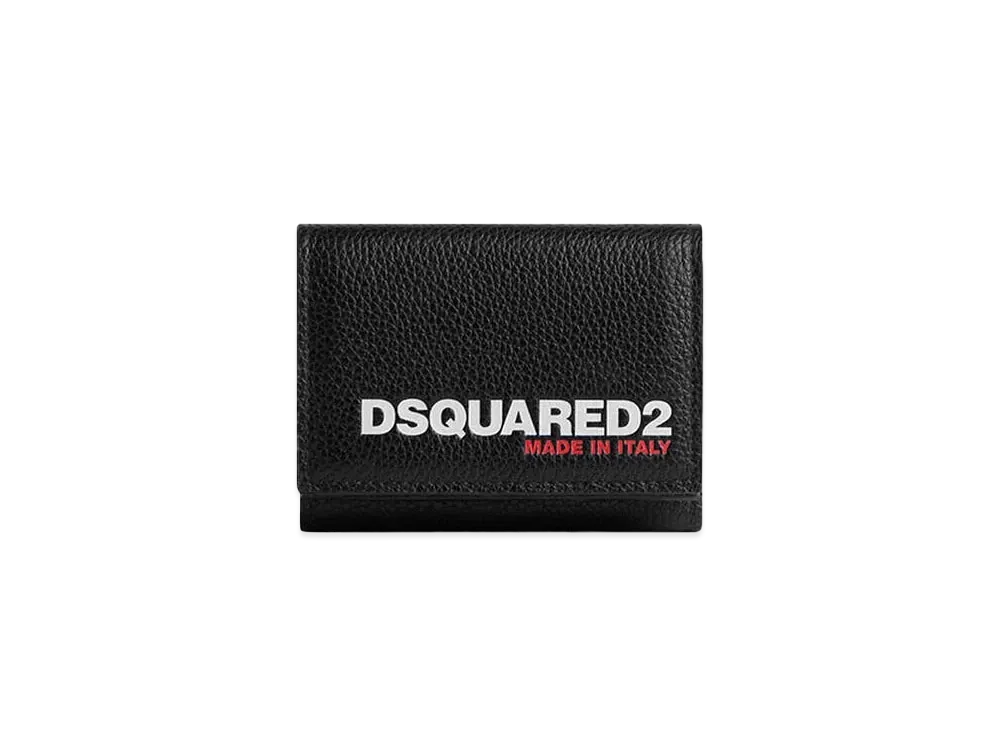 Dsquared2 Bob Tri-Fold Wallet "Black"