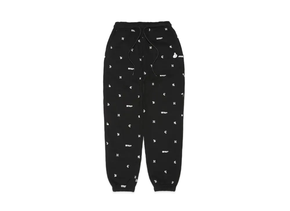 FR2 Full Pattern Icon Logo Embroidery Pants "Black"