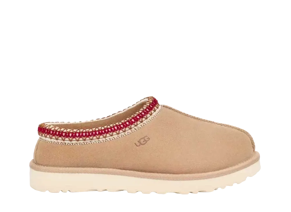 アグ ウィメンズ タスマン "サンド/ダークチェリー"