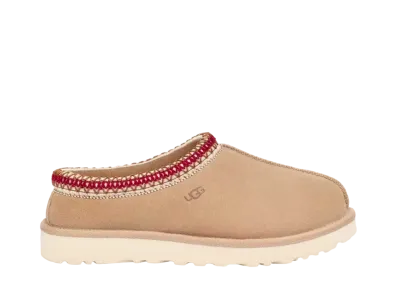 UGG Women's Tasman "Sand/Dark Cherry"