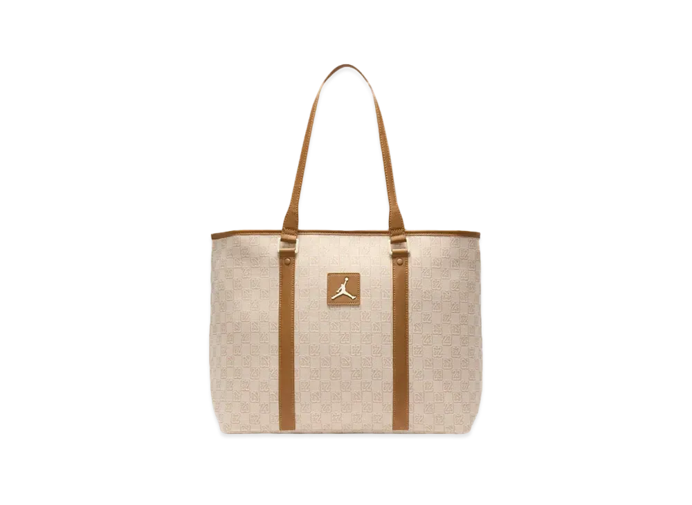 Nike Jordan Monogram Tote Bag "Coconut Milk"