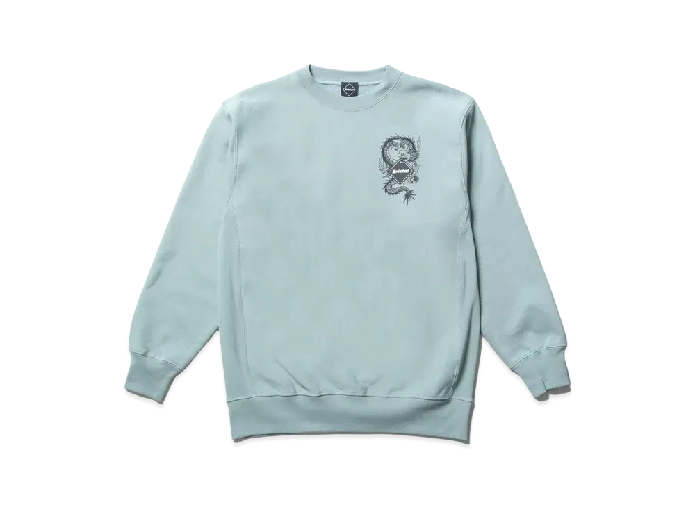 F.C.Real Bristol Year Of The Dragon Dragon Team Crewneck Sweat "Green"