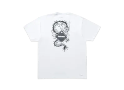 F.C.Real Bristol Year Of The Dragon Dragon Back Emblem Team S/S Tee "White"