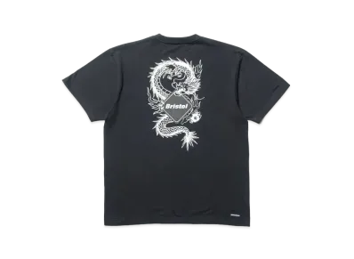 F.C.Real Bristol Year Of The Dragon Dragon Back Emblem Team S/S Tee "Black"