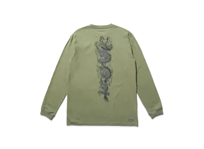 F.C.Real Bristol Year Of The Dragon Dragon Team L/S Tee "Khaki"