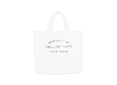 GALLERY DEPT. Corduroy Tote Bag "White"