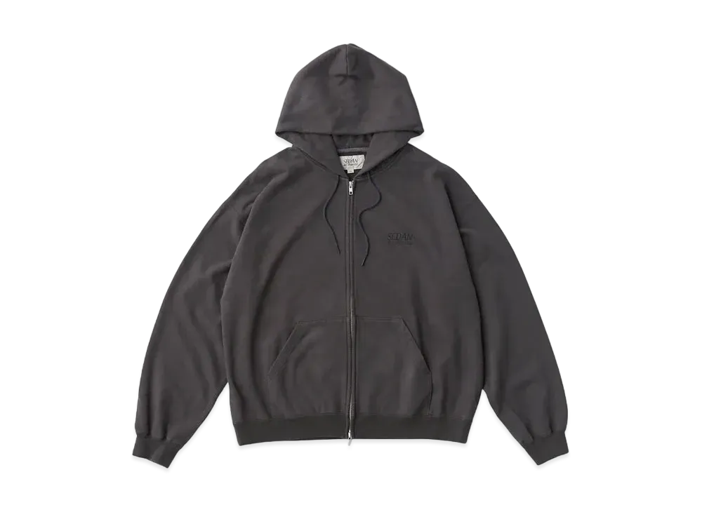 SEDAN ALL-PURPOSE OG Logo Full Zip Hoodie "Charcoal"