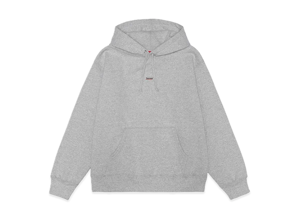 Supreme Underline Hooded Sweatshirt "Heather Grey"