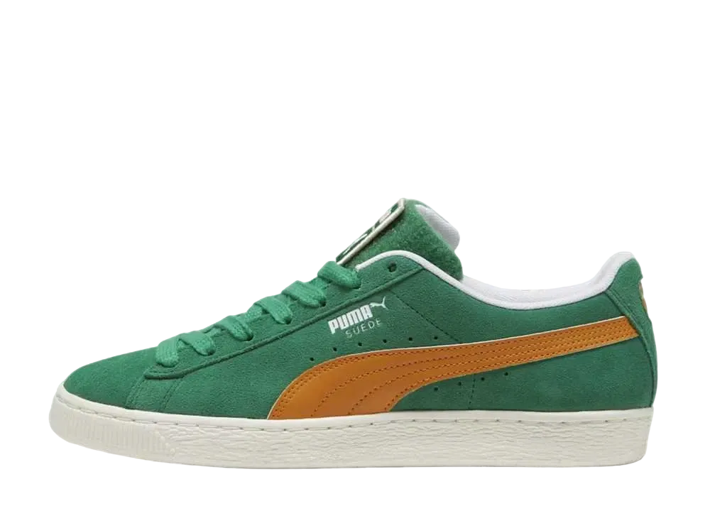 プーマ スウェード パッチ "アーカイブグリーン/フロストアイボリー"