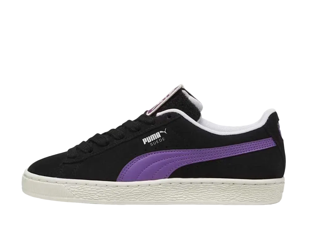 プーマ スウェード パッチ "プーマブラック/ウルトラバイオレット"