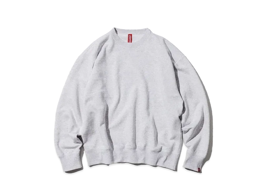 LOOPWHEELER x BEAMS JAPAN YUKI COLLECTION VOL.2 Crew Neck Sweatshirt "Ash Gray"