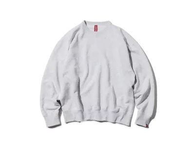 LOOPWHEELER x BEAMS JAPAN YUKI COLLECTION VOL.2 Crew Neck Sweatshirt "Ash Gray"