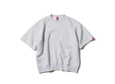 LOOPWHEELER x BEAMS JAPAN YUKI COLLECTION VOL.2 S/S Crew Neck Sweatshirt "Ash Gray"