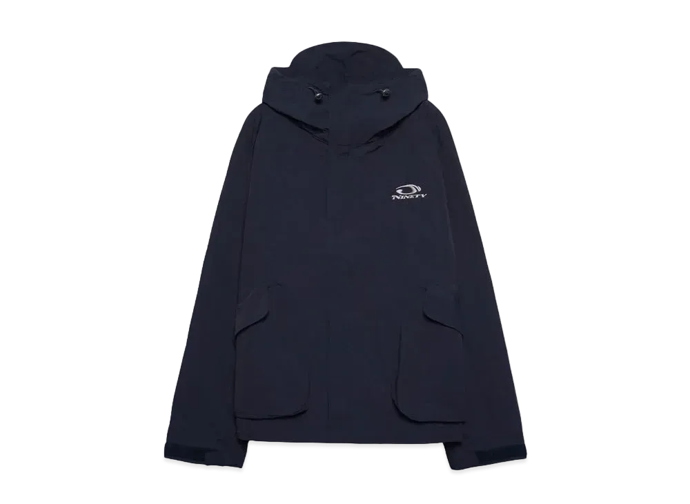 9090 Heisei Logo Tech Nylon Parka "Navy"
