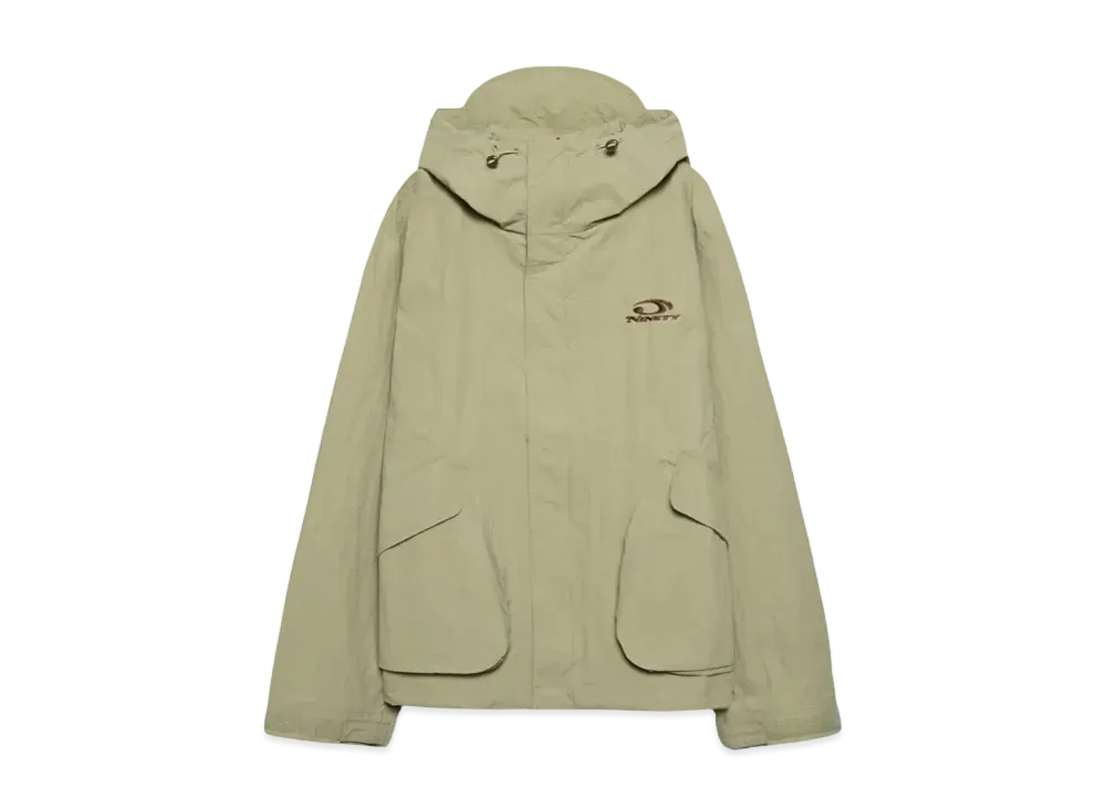 9090 Heisei Logo Tech Nylon Parka "Sand Beige"