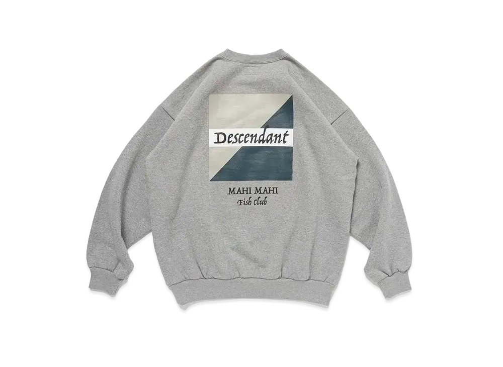 DESCENDANT Mahimahi Crew Neck "Gray"