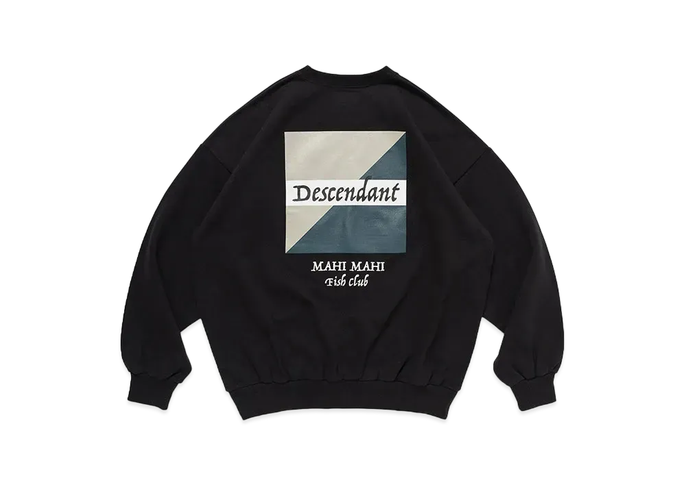 DESCENDANT Mahimahi Crew Neck "Black"