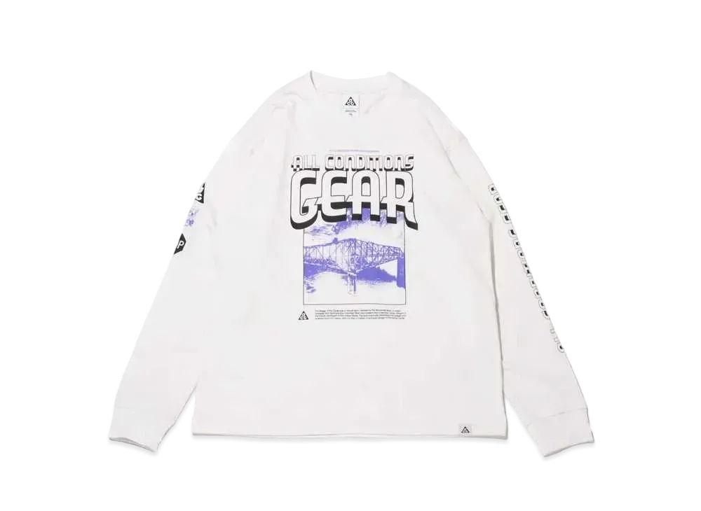 Nike As M Nrg Acg Df Tee Ls Trll Br "Summit White"