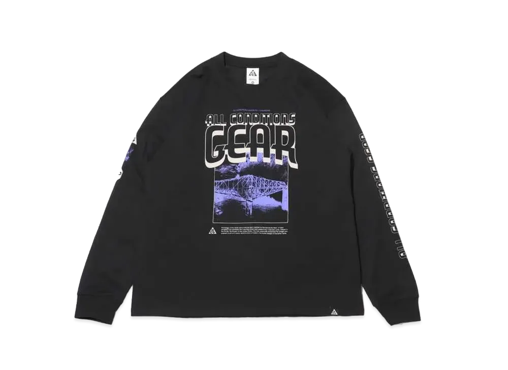 Nike As M Nrg Acg Df Tee Ls Trll Br "Black"