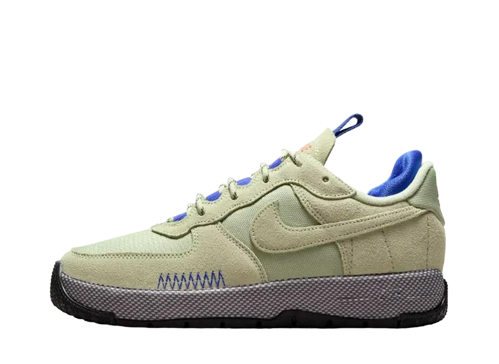 Nike Women's Air Force 1 Wild "Olive Aura/Aquarius Blue/Ashen Slate/Racer Blue"