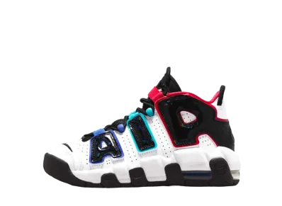 Nike GS Air More Uptempo CL "White/University Red/Game Royal/Black"