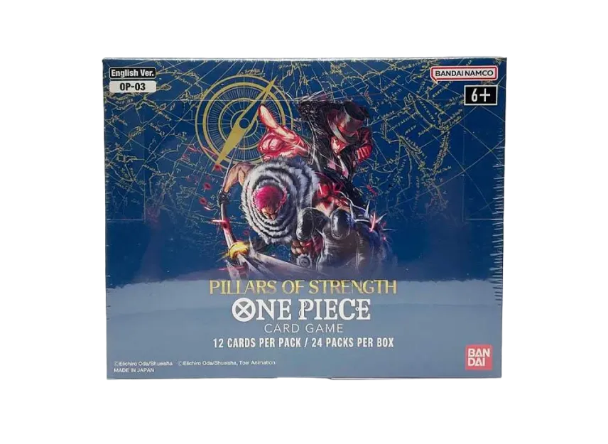 ONE PIECE Card Game Booster Pack Pillars Of Strength EN Box | SNKRDUNK ONE PIECE Card Game Booster Pack Pillars Of Strength EN Box | SNKRDUNK