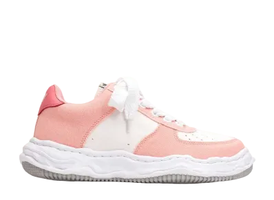 Maison MIHARA YASUHIRO WAYNE OG Sole Canvas Low-top Sneaker "Pink/White"