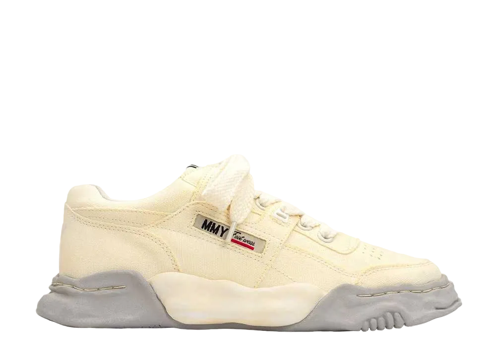 メゾンミハラヤスヒロ パーカー OG ソール オーバーダイド キャンバス ロートップ スニーカー "ホワイト" (A12FW713)