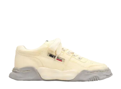 Maison MIHARA YASUHIRO PARKER OG Sole Over-dyed Canvas Low-top Sneaker "White"