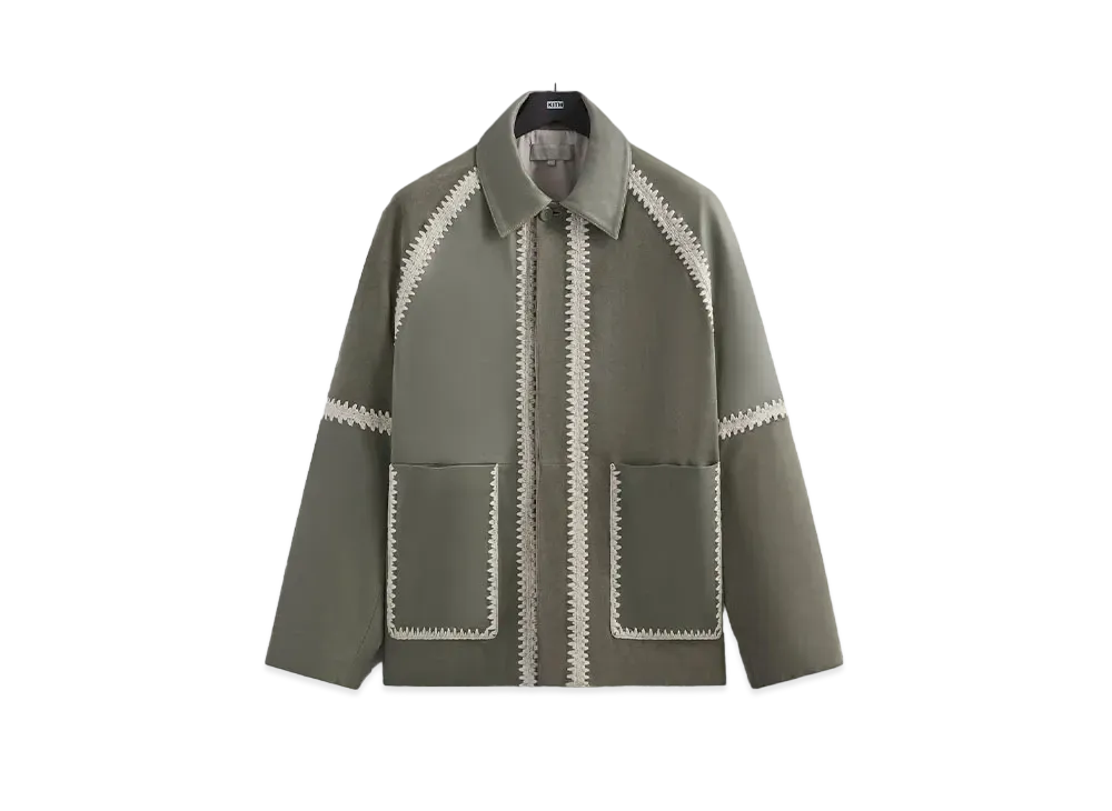 Kith Suede Combo Niko Jacket "Region"