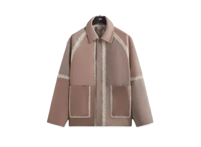 Kith Suede Combo Niko Jacket "Mound"
